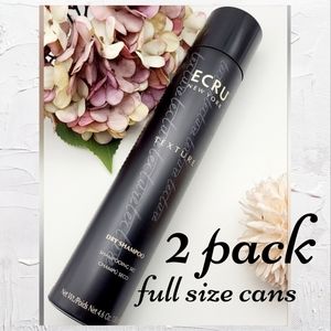 New ECRU Dry Shampoo for Texture, 2 pack, full size 4.6 oz salon grade haircare